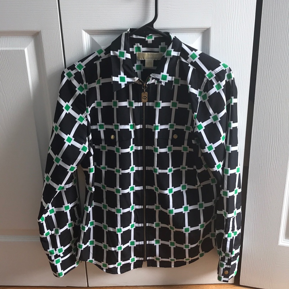 Michael Kor’s top (navy blue)